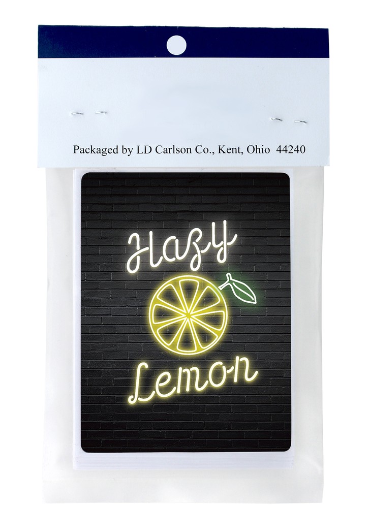 Hazy Lemon Wine Bottle Labels 30/Pack Mist Collection
