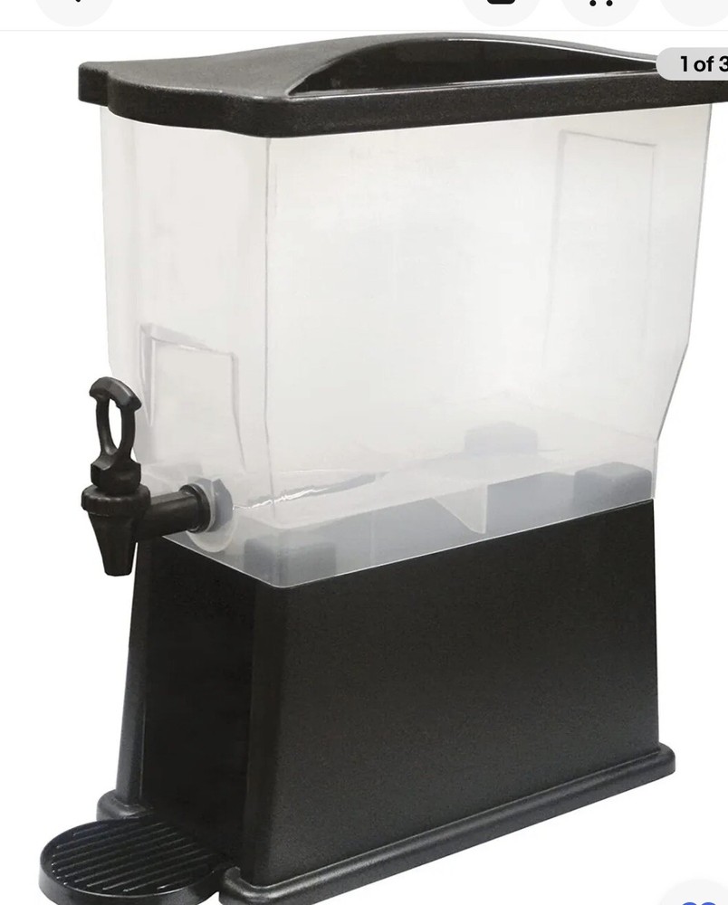 Beverage Dispenser 3 Gallon with Base Space Saving Designed