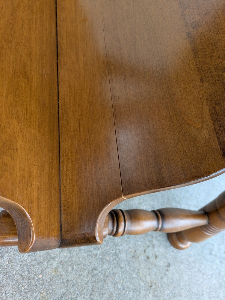 Vintage Sprague & Carleton Mid Century Modern Maplelux Maple Wood Step Table