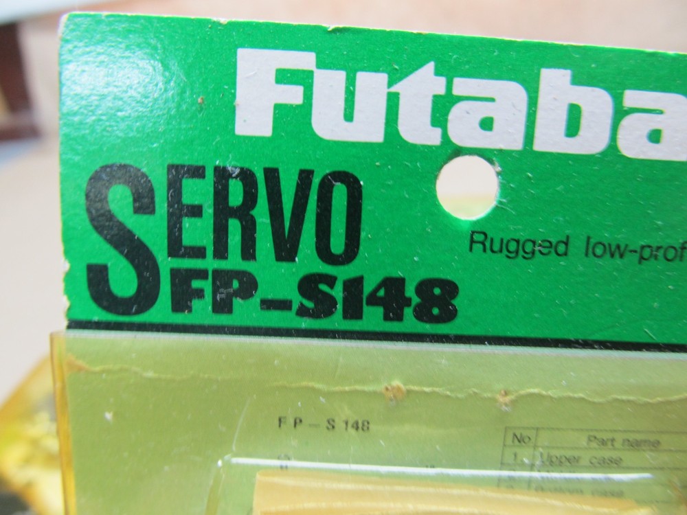 Four Futaba FP-S148 Servos - NEW -