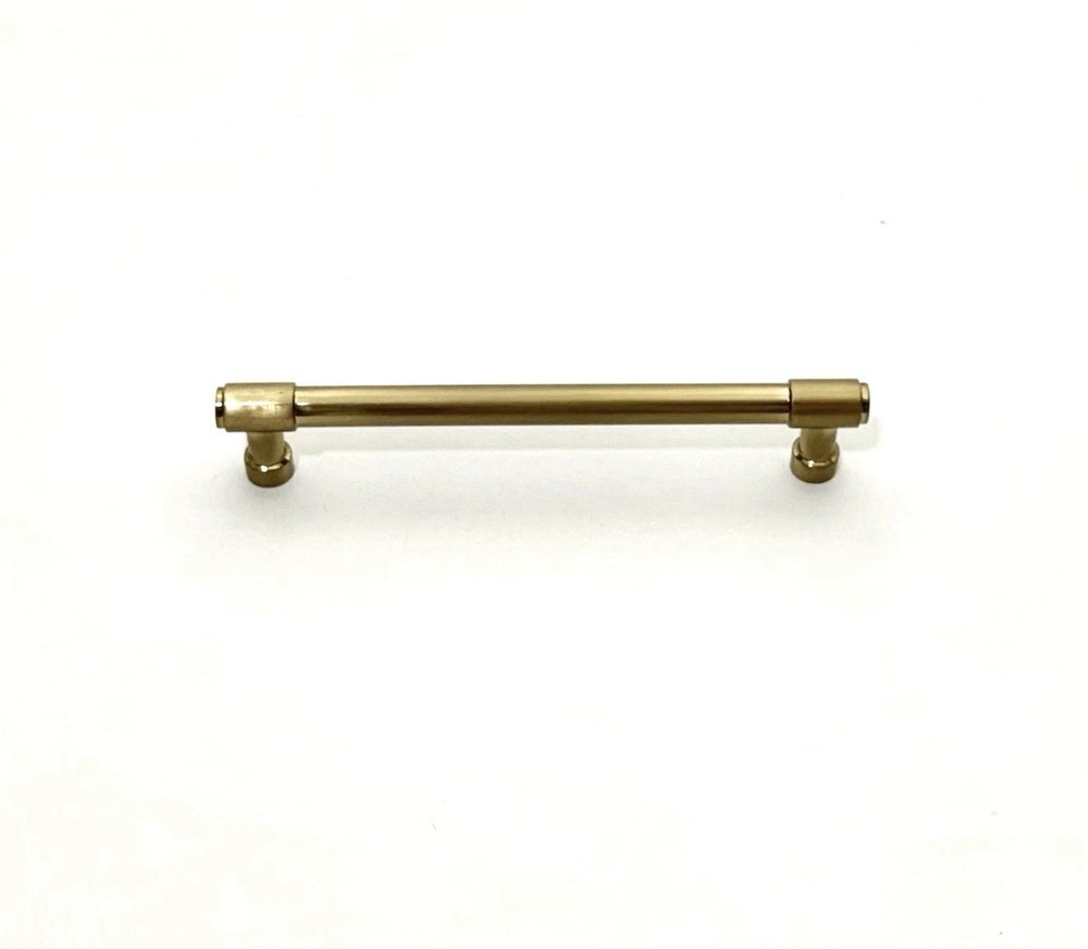 ⭐️Emtek 86689US4 Jasper Cabinet Pull, 6" C-C, Gold