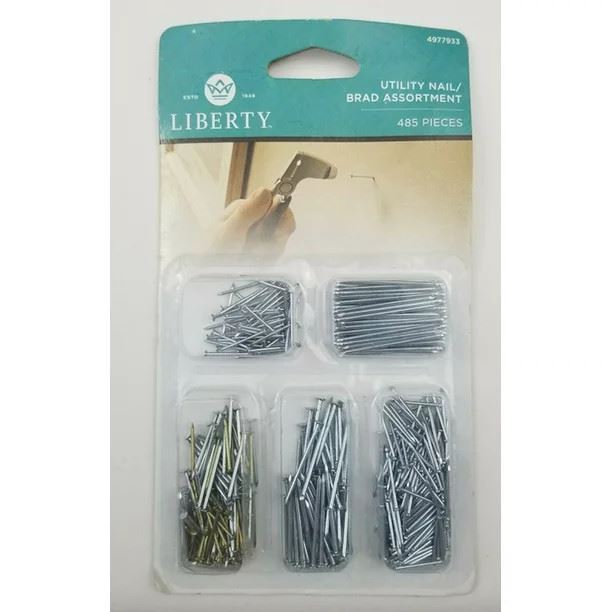 485-Piece Utility Nail/Brad Assortment