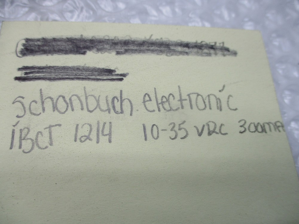 SCHONBUCH IBCT-1214 SENSOR NSNP