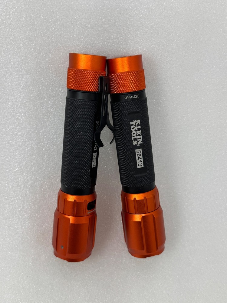 [2-PACK] KLEIN TOOLS [56413] RECHARGEABLE 2-COLOR LED FLASHLIGHT