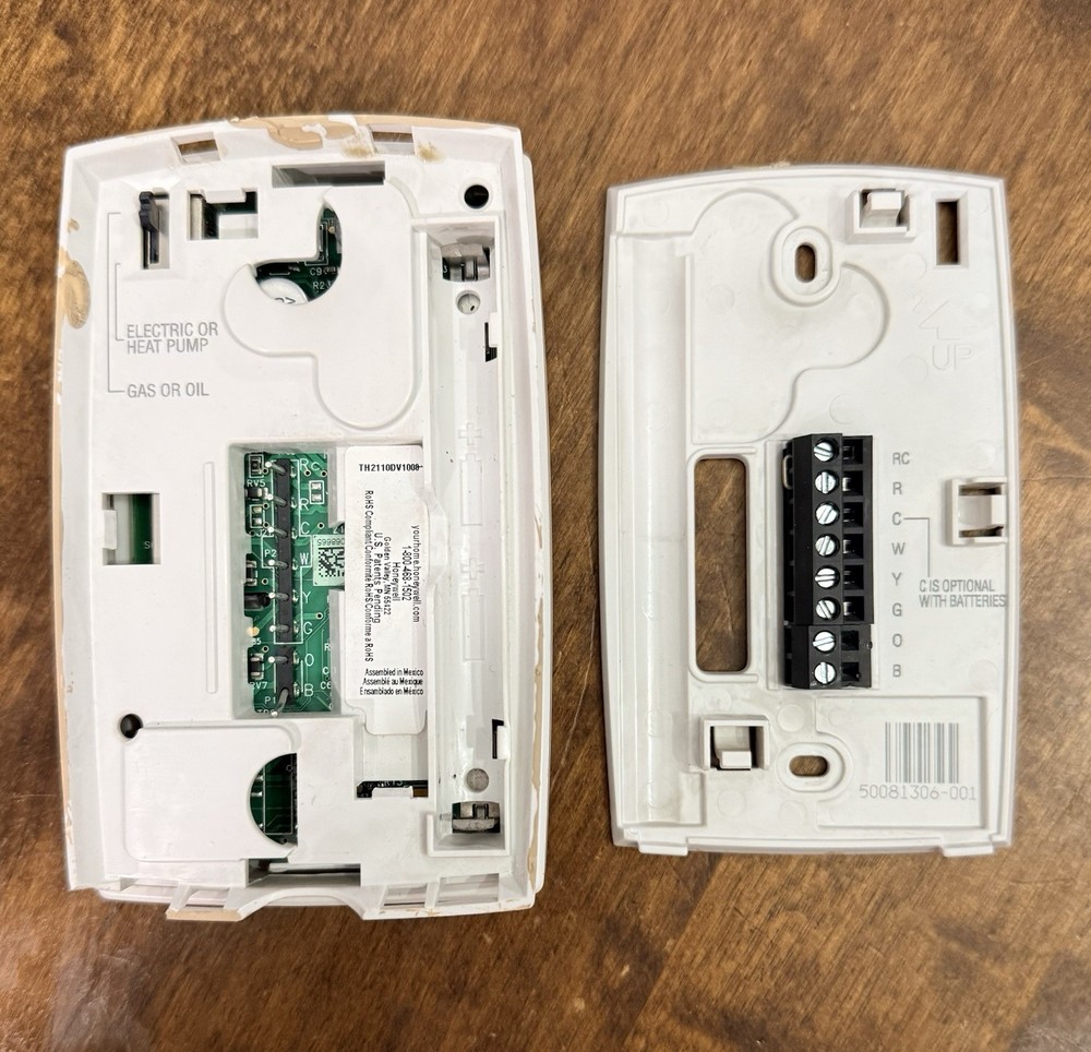 Honeywell Home Th2110dv1008 Vertical Programmable Thermostats, 5-2 Programs,