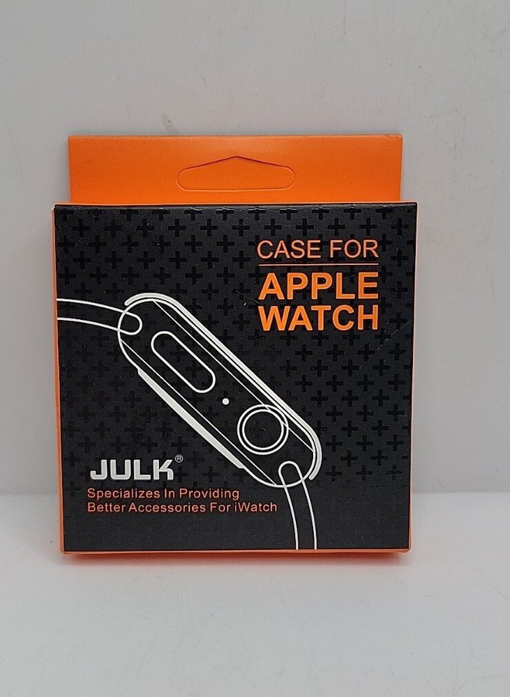 Apple Watch 44 mm 2pc Bumper Case by Julk, Transparent. New