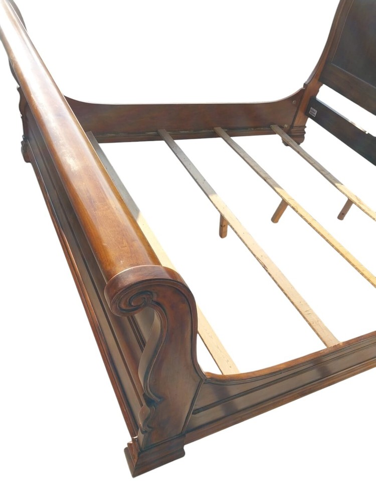Ethan Allen Tuscany Sleigh Bed King Bed Frame