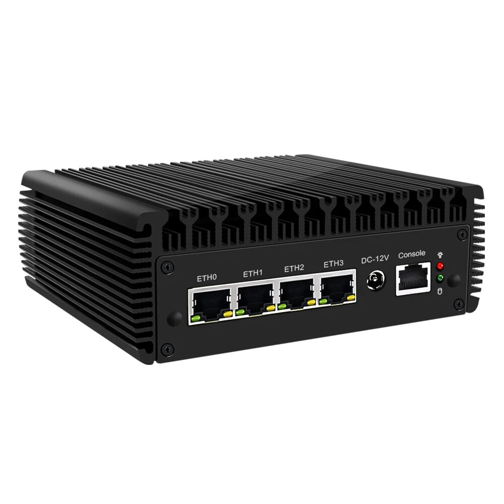 Wholesale Price Router 4 2.5G Network Server Mini PC Industrial Rugged Computer