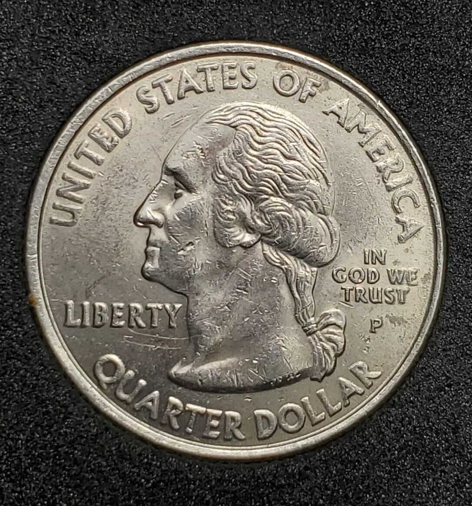 2000 P  (New Hampshire) State Quarter, *DDO ERROR* *EXTREME DOUBLING*