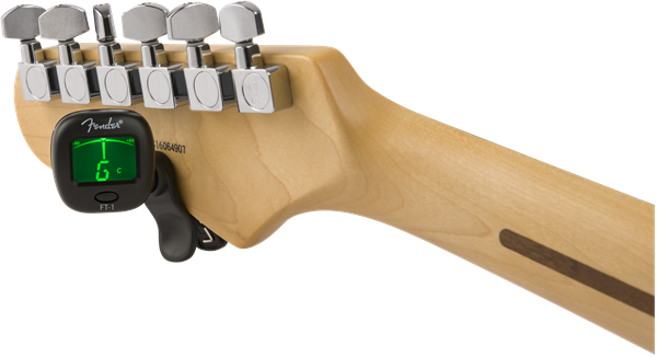 Geniune Fender FT-1 Pro Clip-On Tuner Digital LCD Backlit Screen Multi-Function