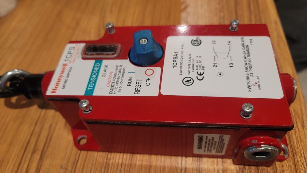 HONEYWELL CABLE PULL MICRO SWITCH 1CPSA5 1CPS