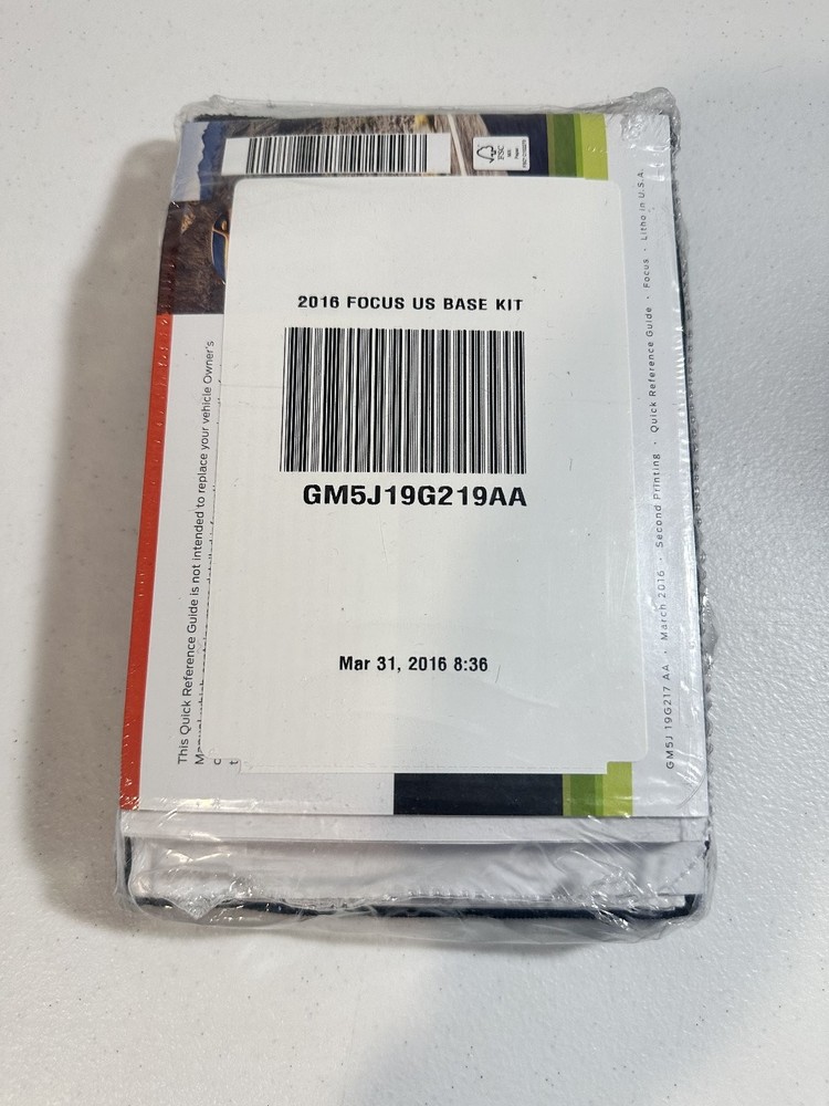 2016 Ford Focus Owner's Manual Set