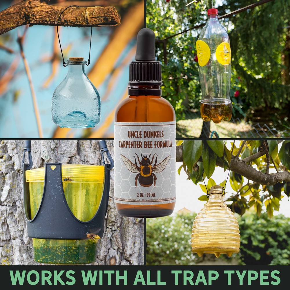 Carpenter Bee Formula: Scented Pheromone Attractant 2oz