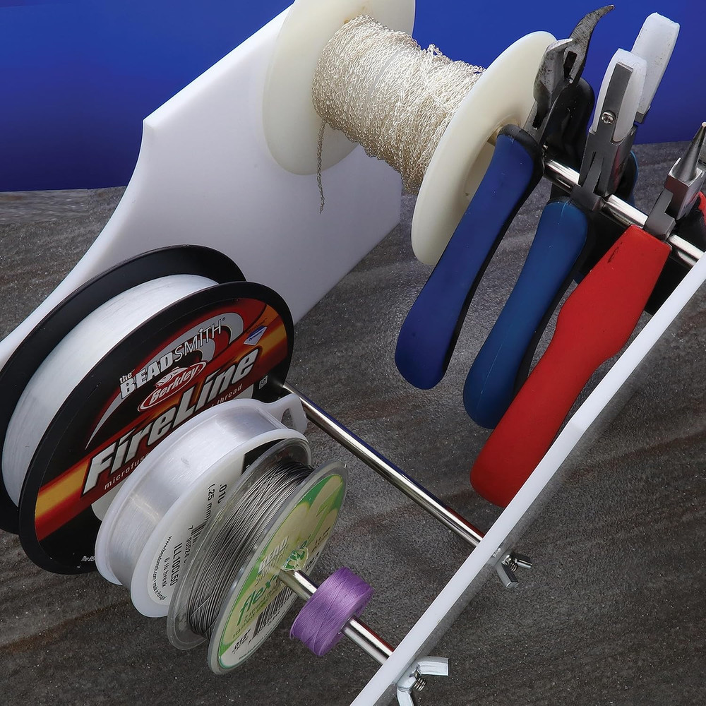 Tool and Spool Rack – Basic Elements – Assembled Stand Is 7.75” X 5.3” X 6” – Or
