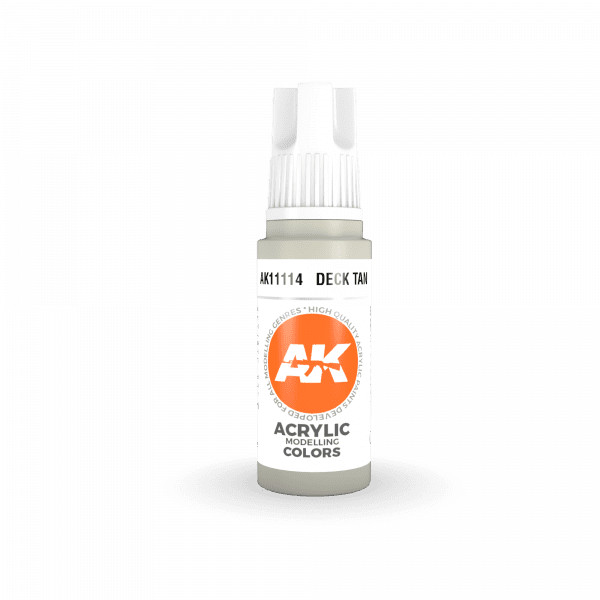 AK Interactive 3rd Gen Acrylic AK11114 Deck Tan 17ml