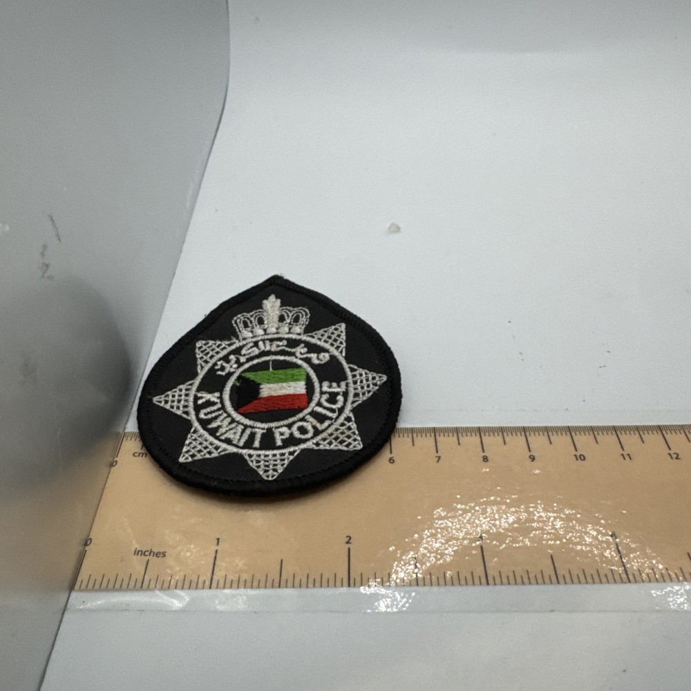 KUWAIT POLICE PATCH FORCE POLICIA EMBROIDERED PATCH