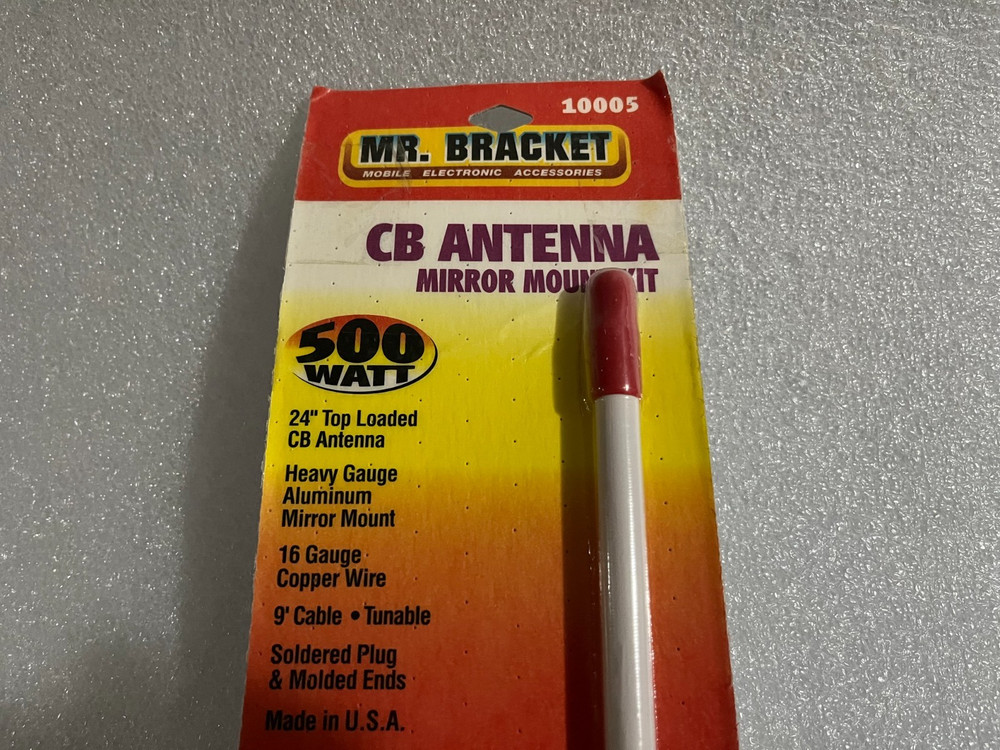 Vintage MR. Bracket CB Antenna Mirror Mount Kit 10005