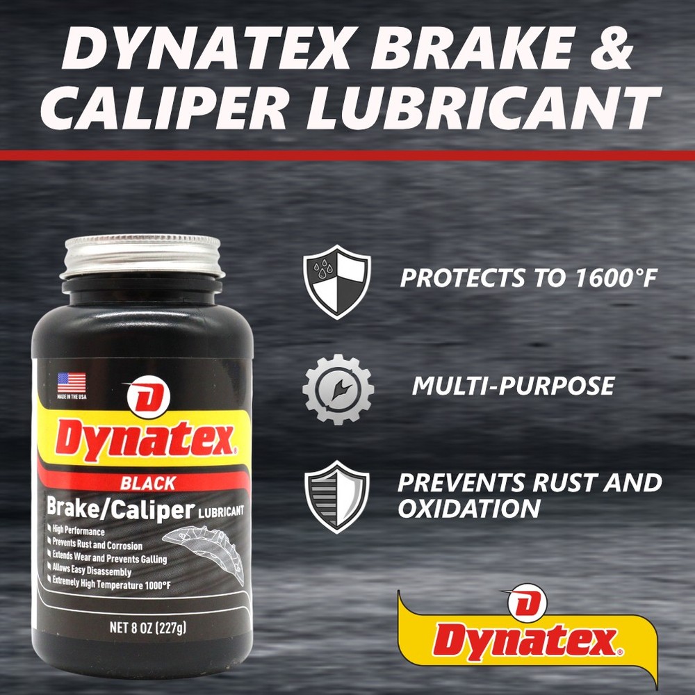 Dynatex Brake Caliper Lubricant 8 oz High-Temp Graphite (8-Pack)