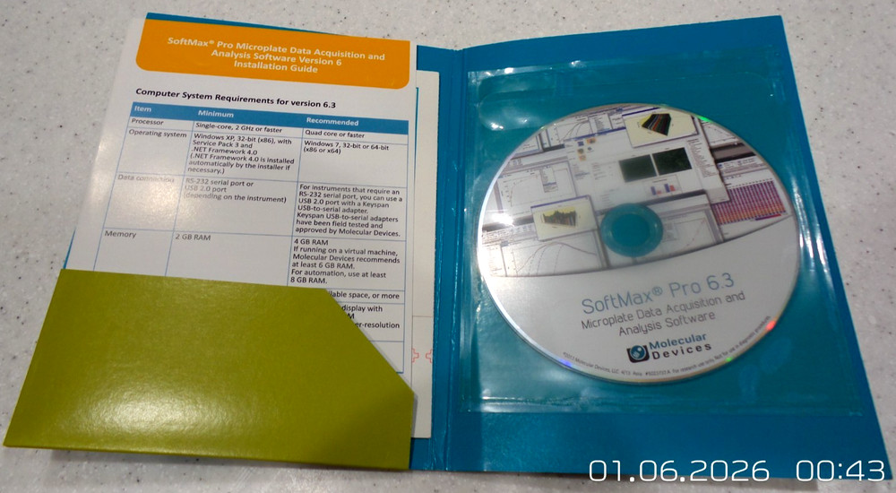 Molecular Devices SoftMax Pro 6.3 Software With Product Key #