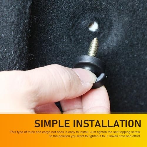 4PCS Car Cargo Net Hooks, Cargo Net Replacement Hooks, Multi-Functional Car