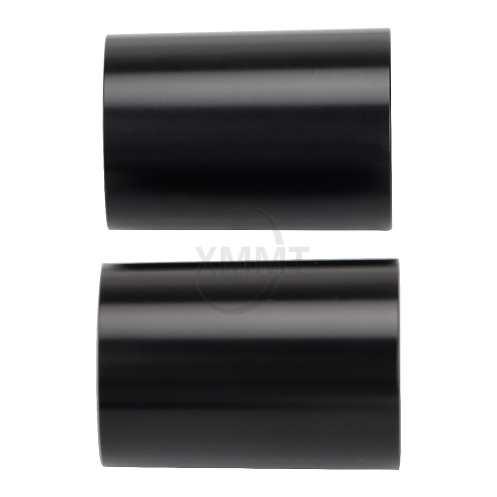 1.75" Black Riser Extensions For Harley 1" Handlebars Softail Dyna Touring FLHR