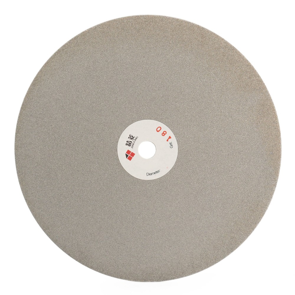 8" inch Diamond coated Flat Lap Disk Grit 180 Grinding Disc Lapidary Tools