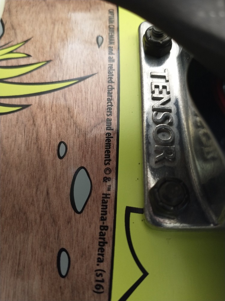Skateboard-Original Mid Complete-Almost-Napping Caveman-7.37-Excellent Condition