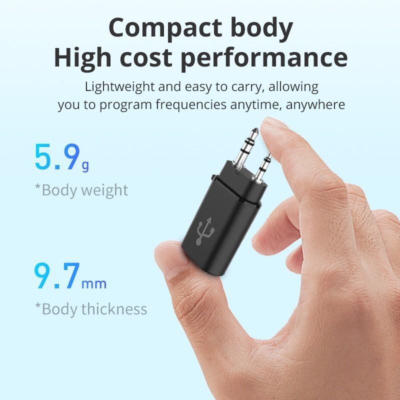 USB-C Radio Program Adapter for K-Connector - Portable Frosted Design