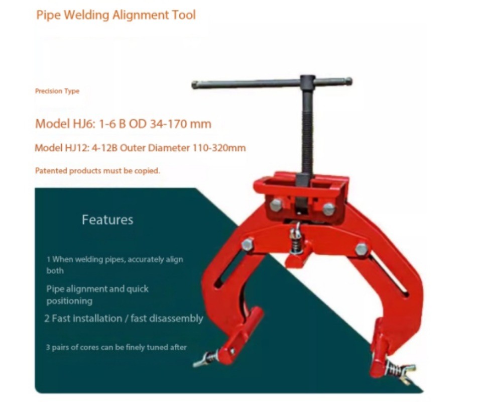 Welding Pipe Fitting Butt Welding Clamp Positioner and Pipe Threading Tool