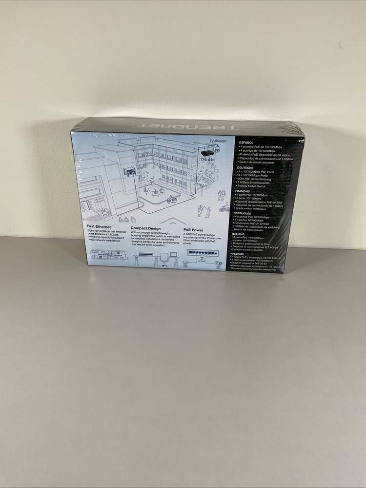 *TRENDnet (TPES44) 8-Ports External Switch Managed, T10-37