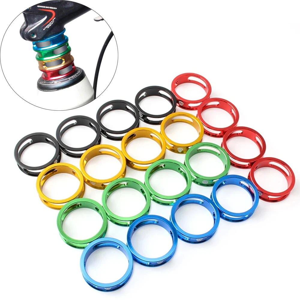 4x/Set Bicycle Front Fork Washer Bike Stem Headset Handlebar Spacers Gasket Ring