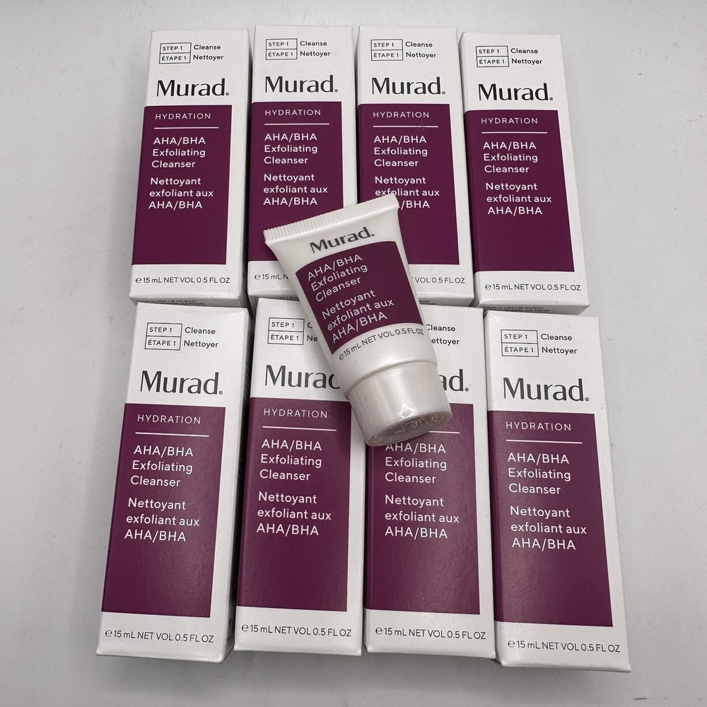 MURAD Hydration AHA/BHA Exfoliating Face Cleanser Hydrating 15mlX8