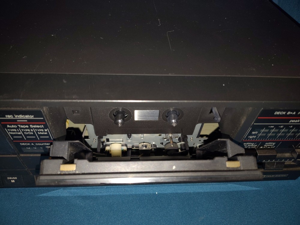 TECHNICS RS-T911 Stereo Double Cassette Deck Recorder Tested Working