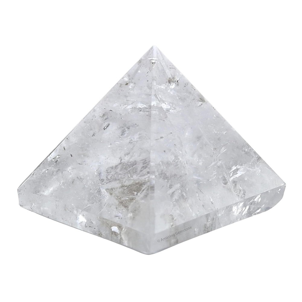 Clear Quartz Pyramid Crystal Healing Stones - 2" Great