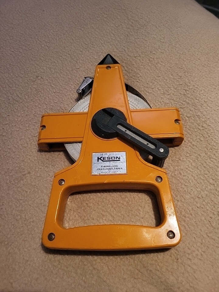 Keson 50 Ft Tape Measure, 1/2 In Blade