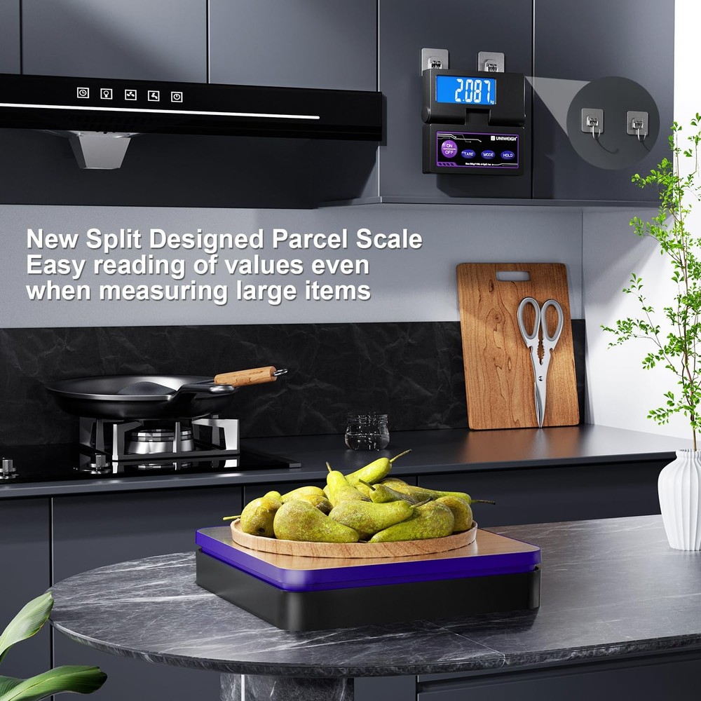 Digital Wireless Shipping Postal Scale 110lbs/0.1oz Accurate,Foldable LCD,Pac...