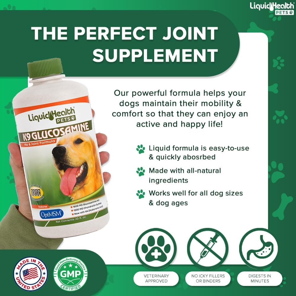 Joint Function & Mobility Support Glucosamine for Dogs (32oz)