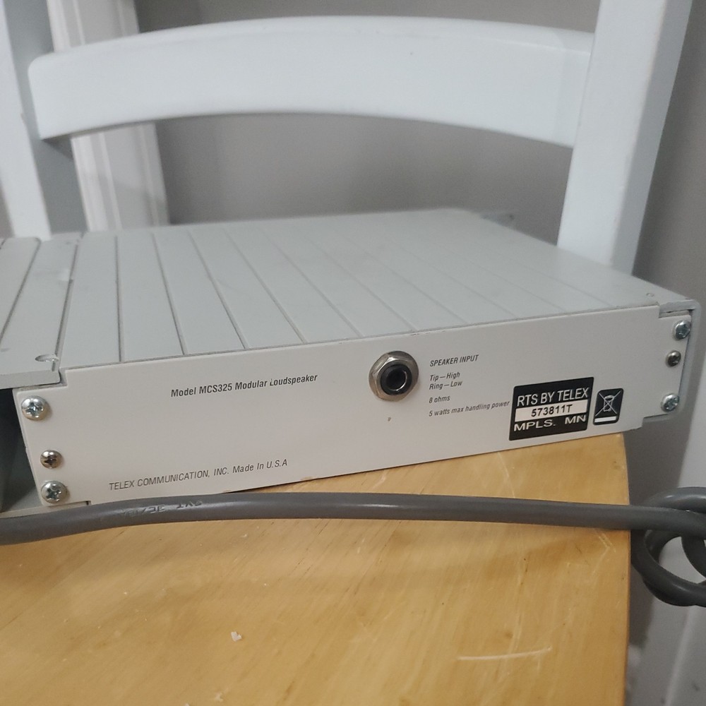 RTS MCE-325 4-Channel User Station w/ Speaker MCS-325 Programmable Intercom Unit