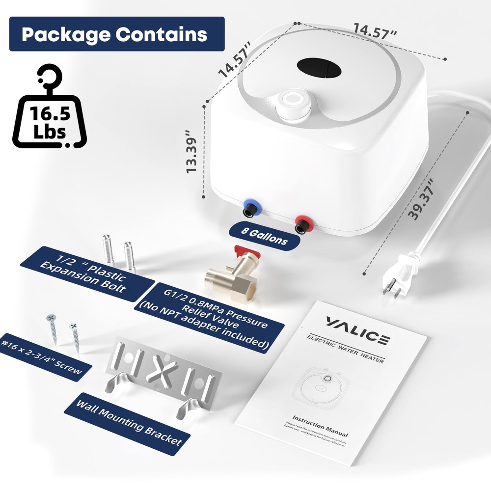 ** NEW Electric Hot Water Heater | 2.5 Gallons | Under Sink Instant Hot Water |