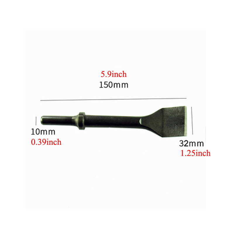 Utility Air Hammer Punch Chipping Bits Set Shank Pneumatic Chisel Tool Kit 5 PCS