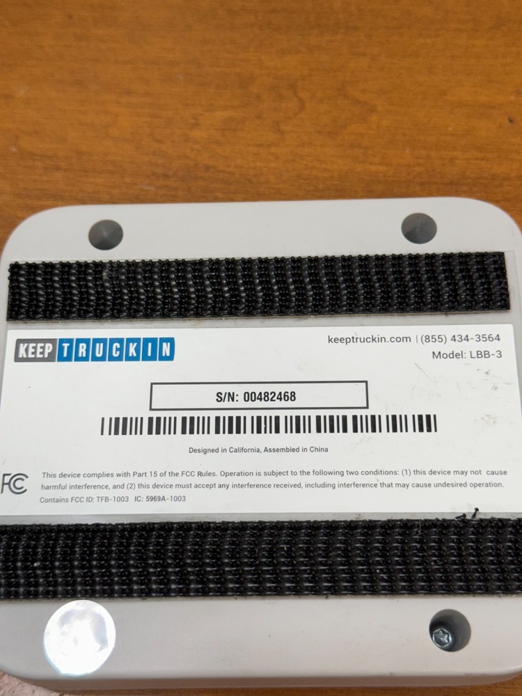 Keep Truckin KT ELD LBB-3 Electronic Logging Device Gateway ,No Cable