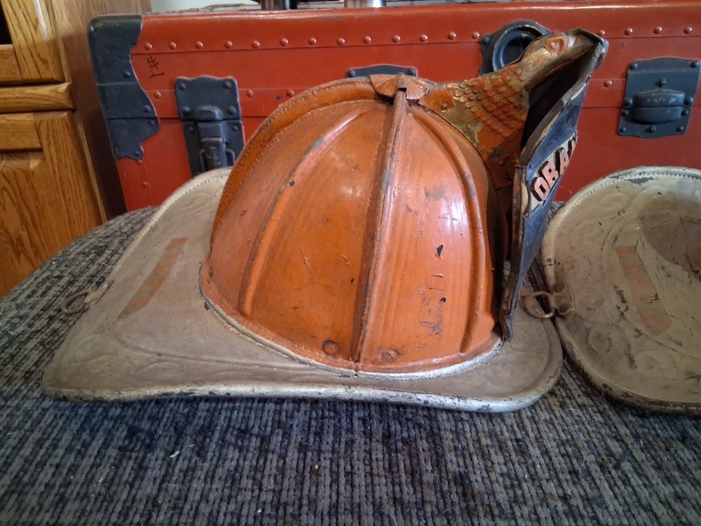 2 HIGH EAGLE FIRE HELMETS