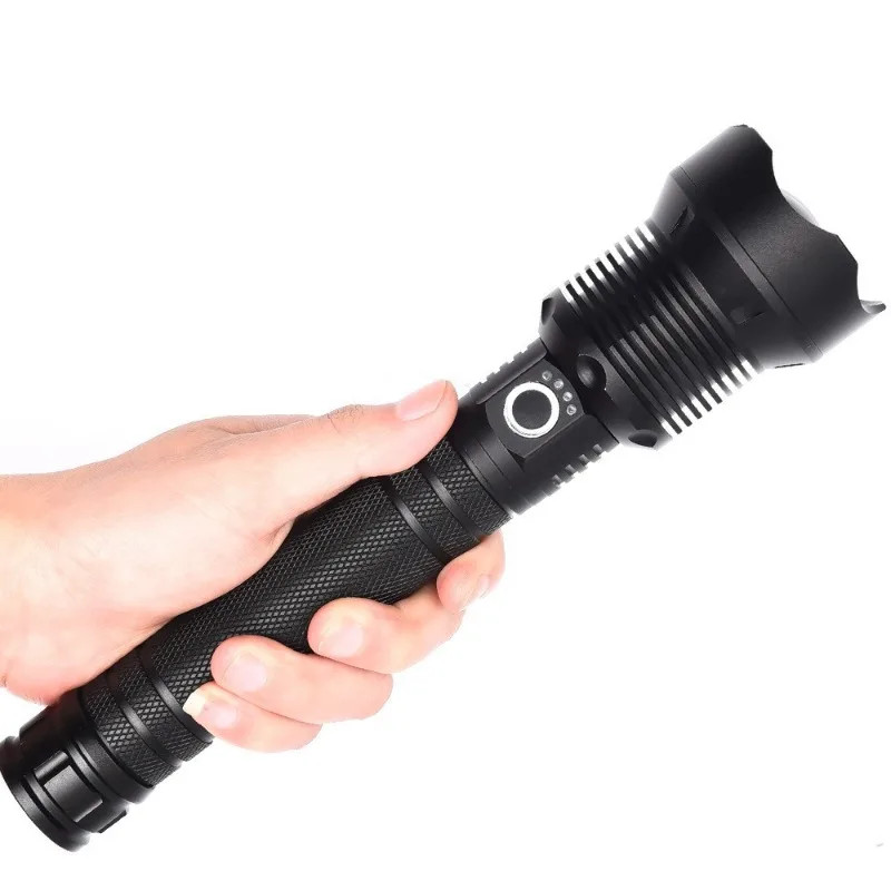 Super Bright LED Tactical Flashlight Torch P90 Rechargeable Battery Work Light