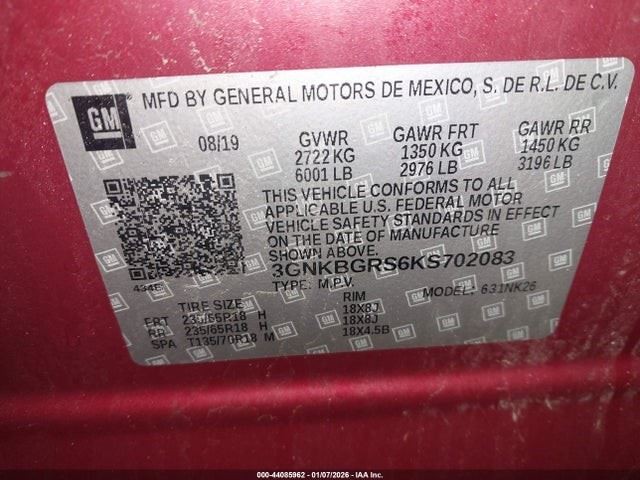 BLAZER 2019 Air Shutter 12806751