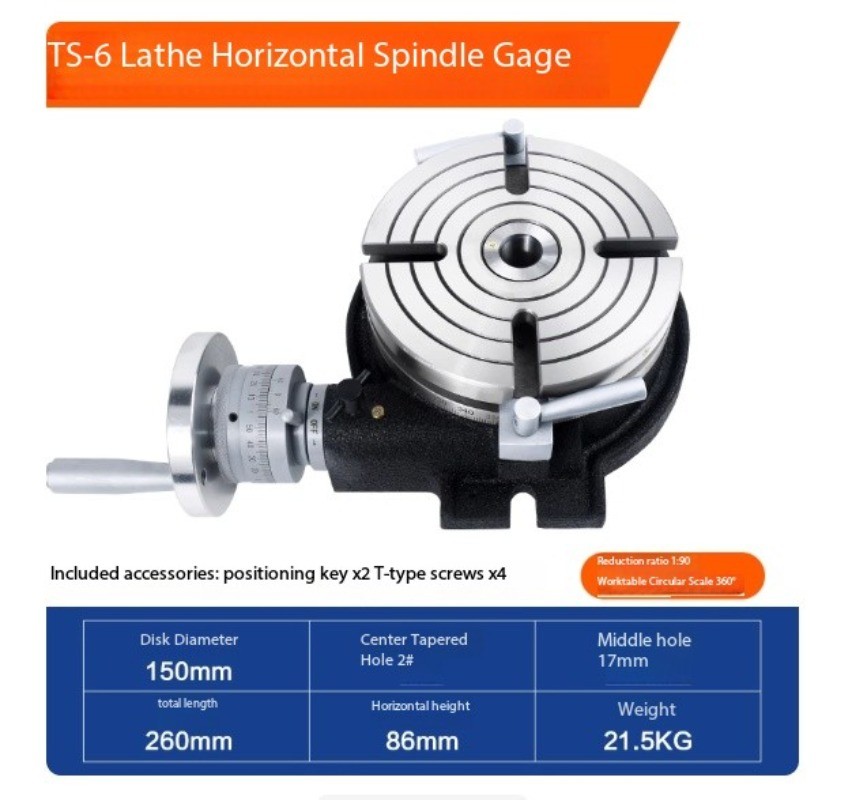 Precision Horizontal Universal Indexing Table Rotary Indexer Angle Table