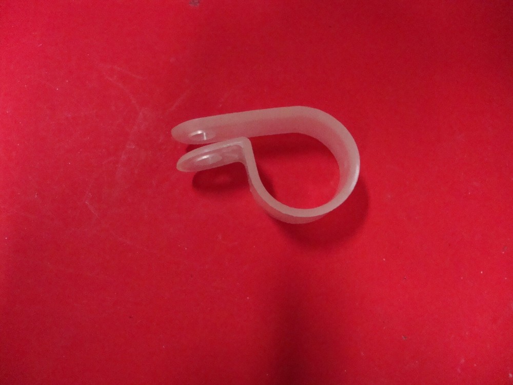 HH Smith 8917 9/16" cable clamp natural polypropylene (qty. 25)