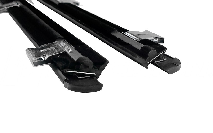New Front Outer Beltline Molding Pair / For 84-96 XJ 4-Door Cherokee & Comanche