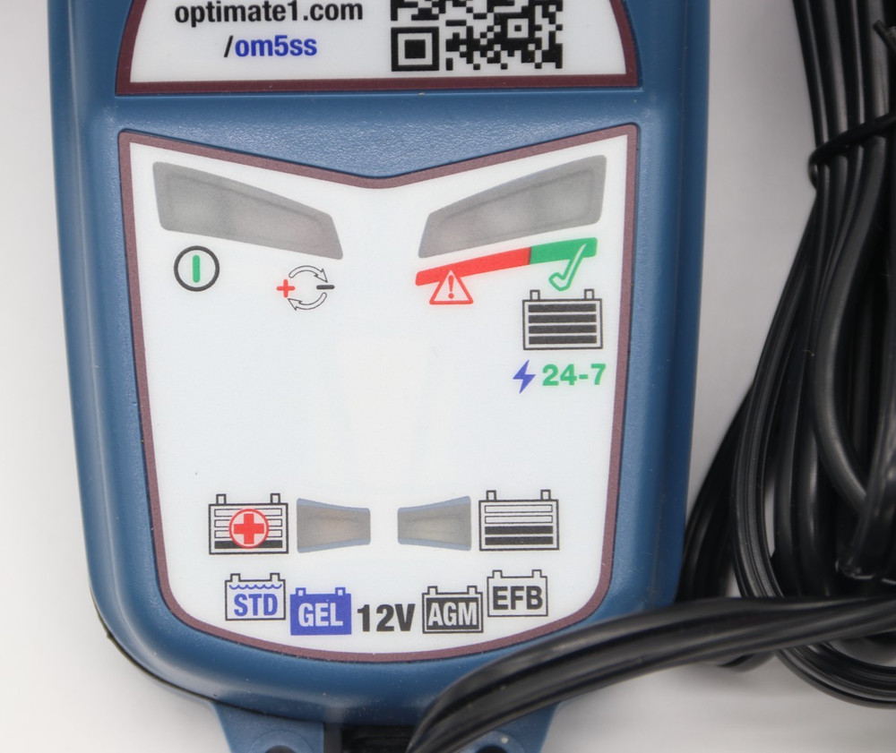 OptiMate 5 Start/ Stop AGM STD GEL 12V 4A Battery Charger Optimiser