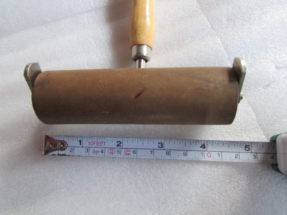 Vintage 4" Long Speedball Roller BRAYER