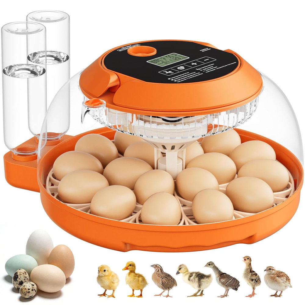 18 Egg Incubators for Hatching Eggs, Egg Incubator with Automatic Egg Turning an